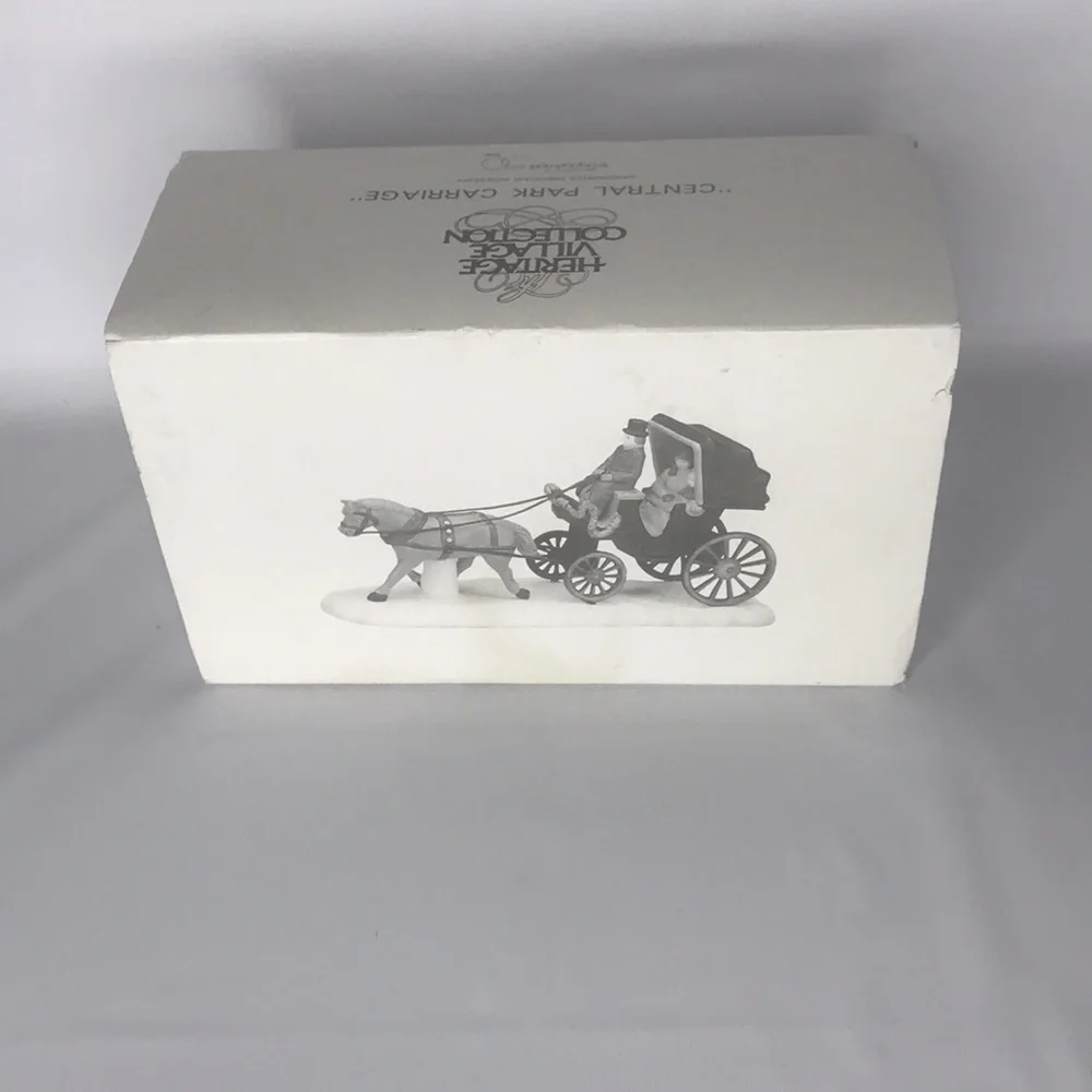 Dept 56 Heritage Village Series Horse Buggy 1989 Department 56 Christmas‎ Scene